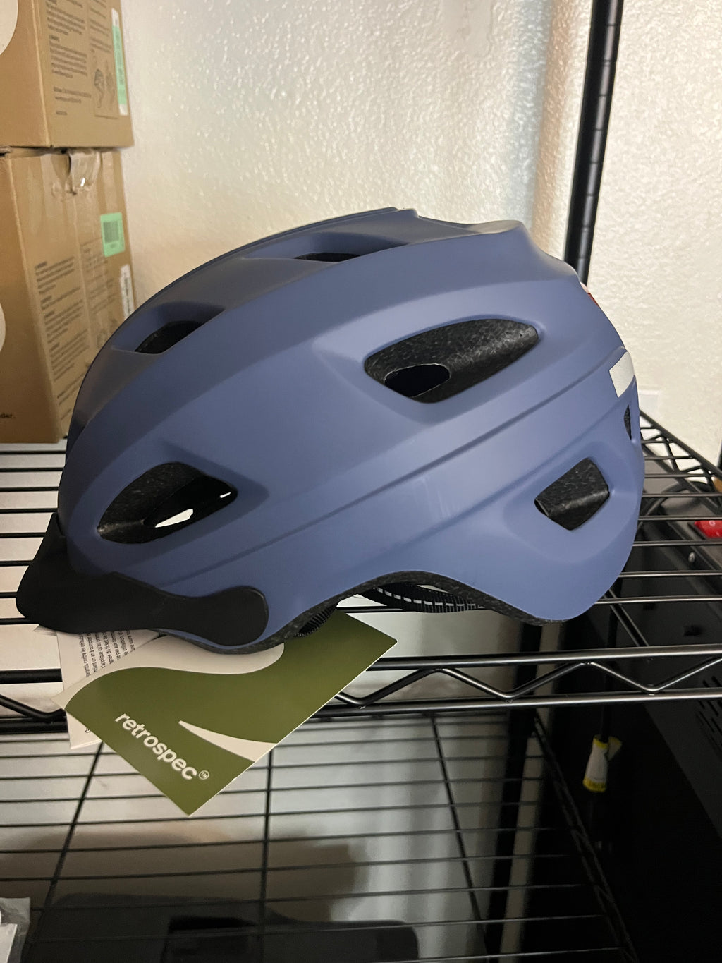 Retrospec Lennon Bike Helmet with LED safety Light