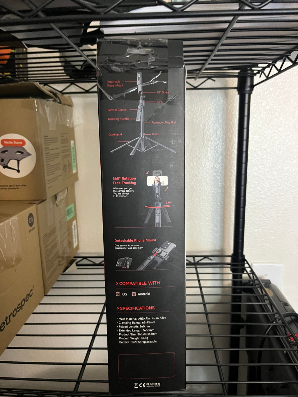 AI face tracking quadrapod gimbal