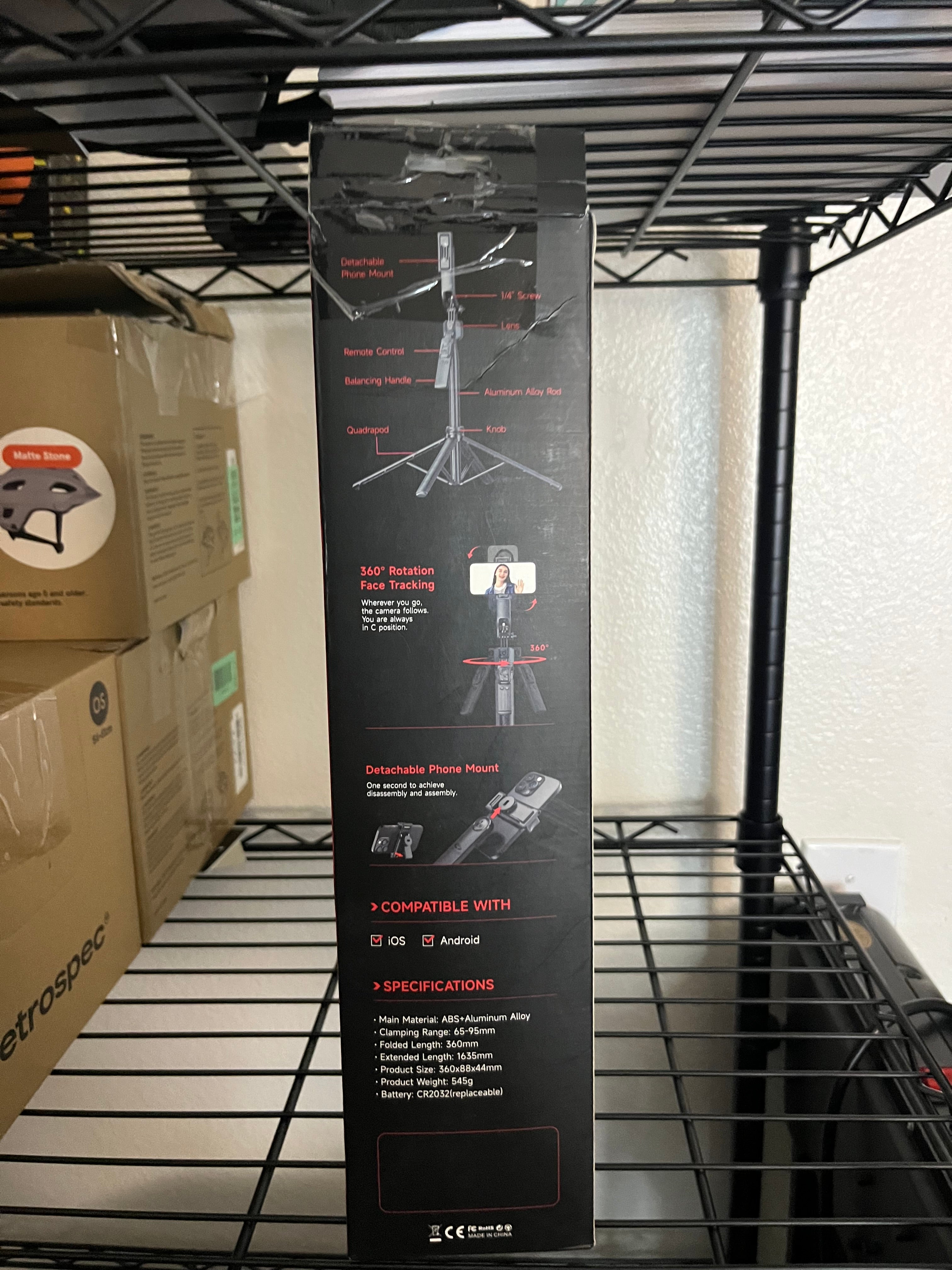 AI face tracking quadrapod gimbal