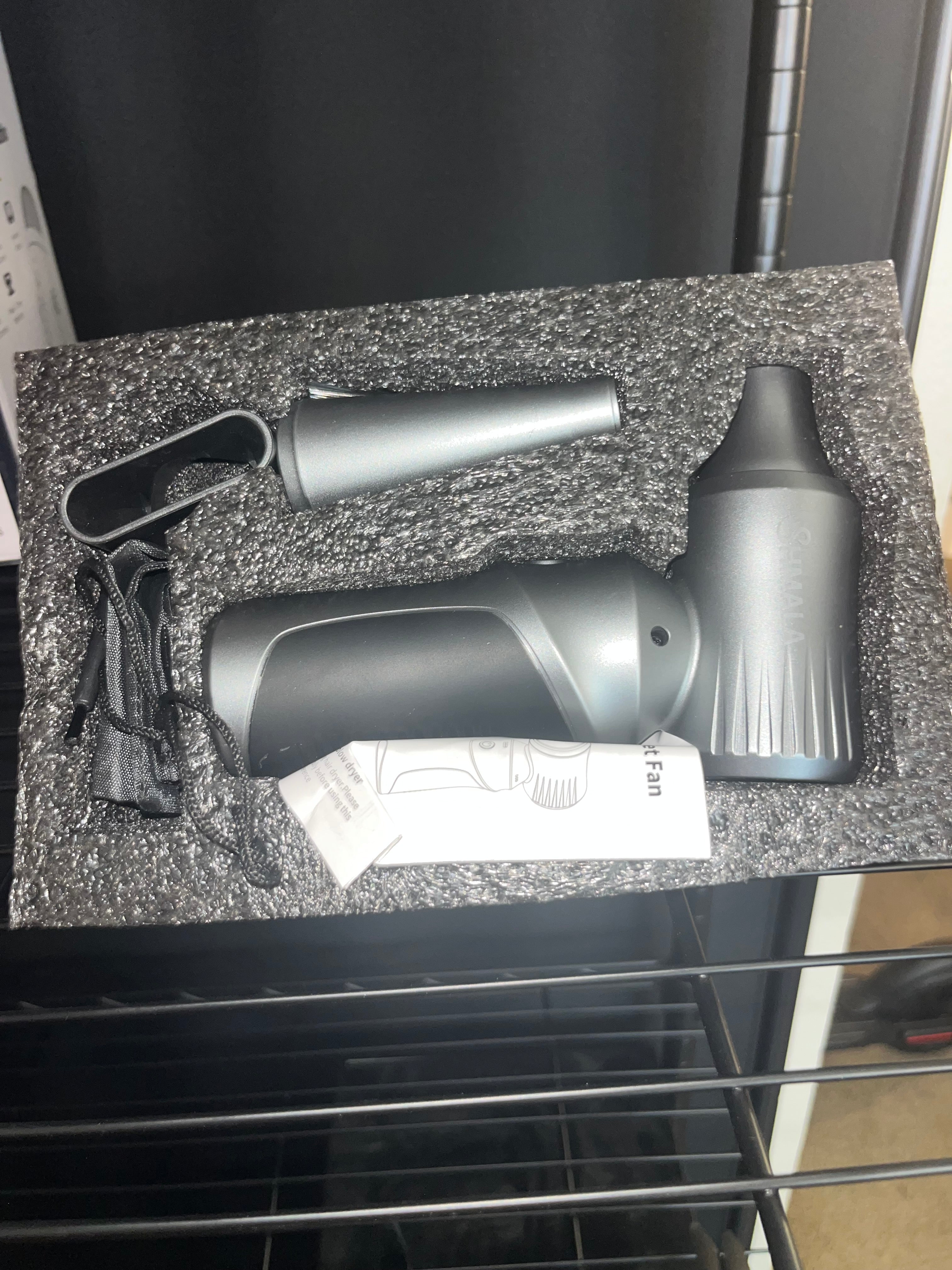 Compressed air duster perfect for rideshare drivers